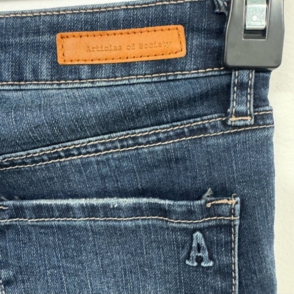 NWT Articles Of Society High Rise Blue Jeans Size 24 - Picture 3 of 5